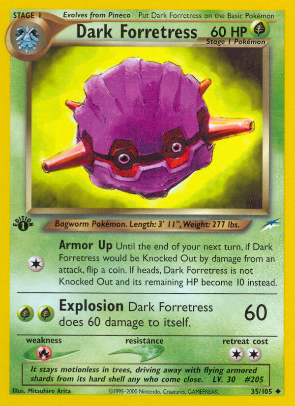 Neo Destiny Dark Forretress #35/105 first edition